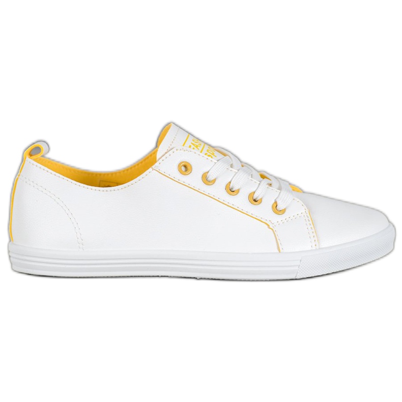 Ideal Shoes Pantofi sport de moda alb