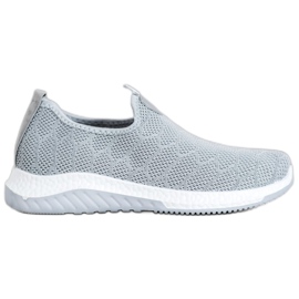 Diamantique Pantofi sport de alunecare gri Diamantique Pantofi sport de alunecare gri