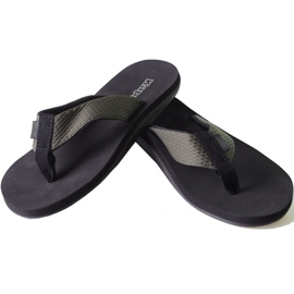 Papuci Kappa Pahala M 242669 3111 negru verde Papuci Kappa Pahala M 242669 3111 negru verde