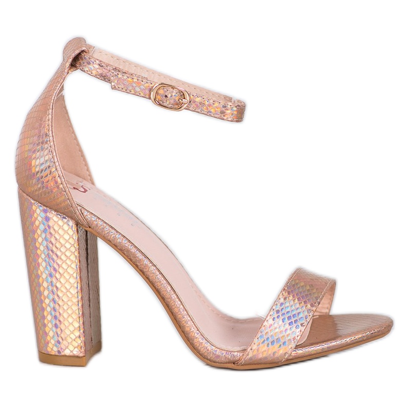 Seastar Sandale strălucitoare sexy de aur