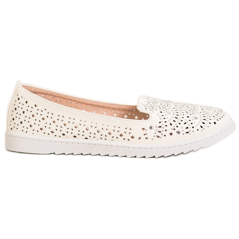 Seastar Domnii ajurati cu cristale alb