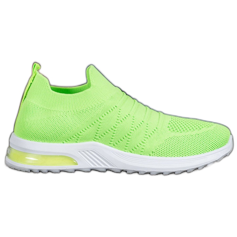 Diamantique Pantofi verzi alunecați verde