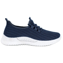 SHELOVET Pantofi sport textile albastru SHELOVET Pantofi sport textile albastru