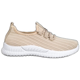 SHELOVET Pantofi sport textile maro SHELOVET Pantofi sport textile maro