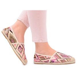 Lu Boo | Espadrile Bimbi Slip-on de lenjerie de damă multicolor Lu Boo | Espadrile Bimbi Slip-on de lenjerie de damă multicolor