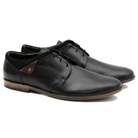 Gejms Pantofi bărbați din piele neagră Luca negru Gejms Pantofi bărbați din piele neagră Luca negru