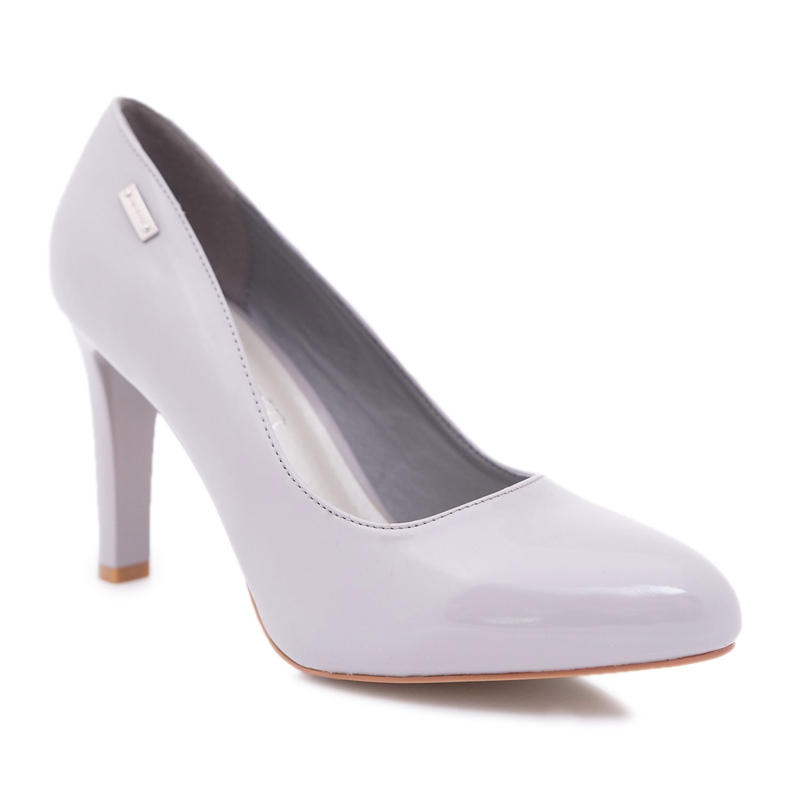 Sergio Leone Pompele gri pentru femei lăcuite pe un stâlp Campbell