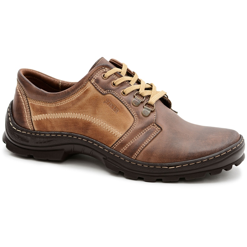 Joker Favello Pantofi clasici pentru bărbați din piele maro