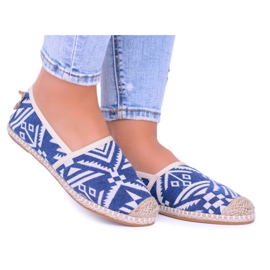 Lu Boo | Espadrile Aztec Bimbi din in albastru pentru femei