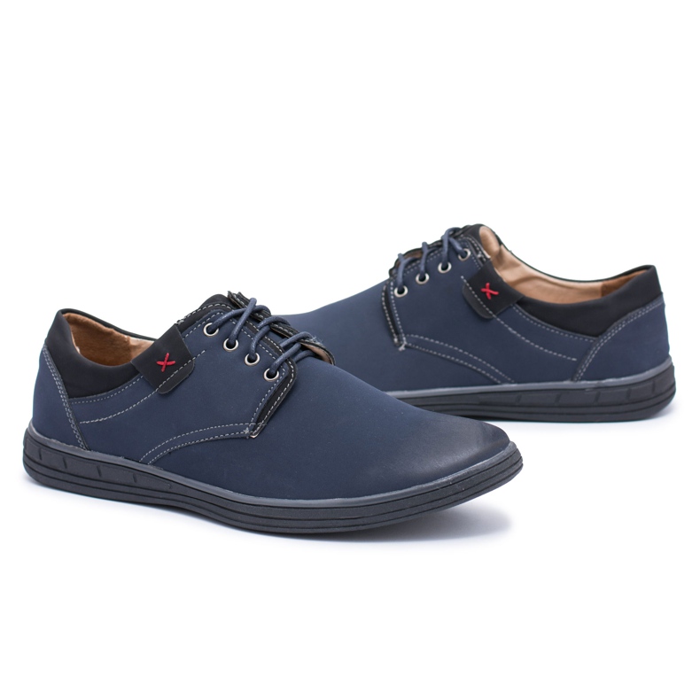 Pantofi bărbați Delgado Navy Blue albastru marin