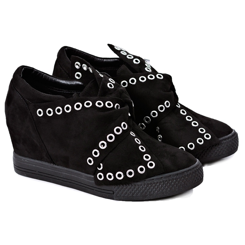 Adidași de damă Wedges Lu Boo Black Margo negru