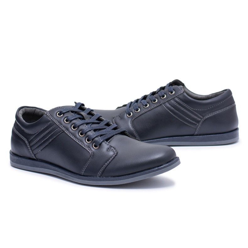Pantofi sport pentru bărbați Casual Hodor Blue Navy albastru marin