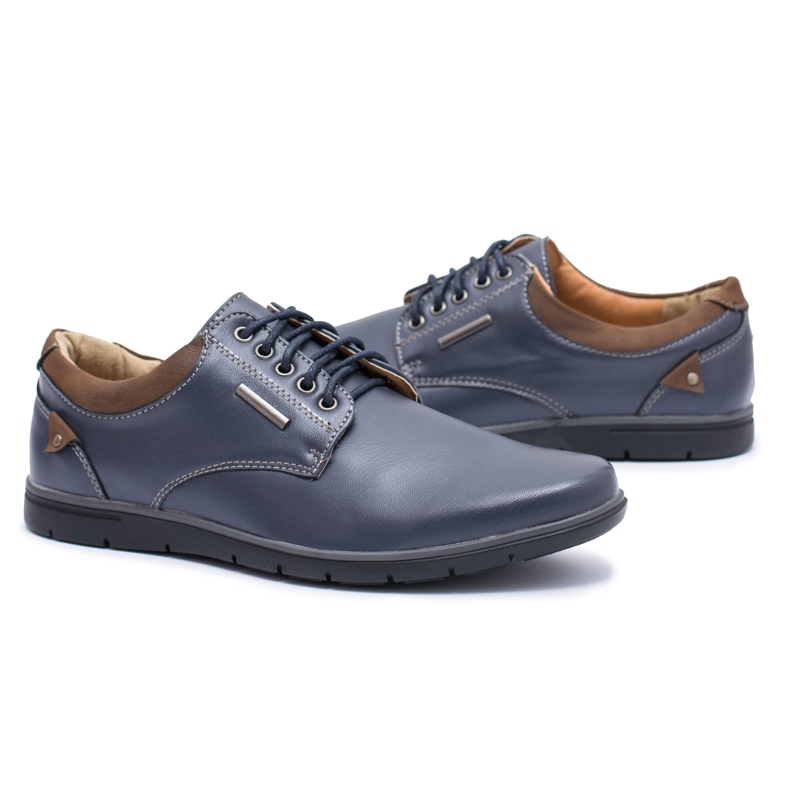 Pantofi bărbați Efrato Navy Blue albastru marin