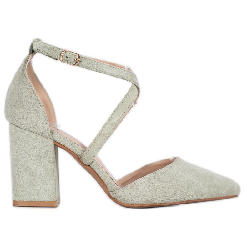 Seastar Pompe din piele de căprioară verde multicolor Seastar Pompe din piele de căprioară verde multicolor