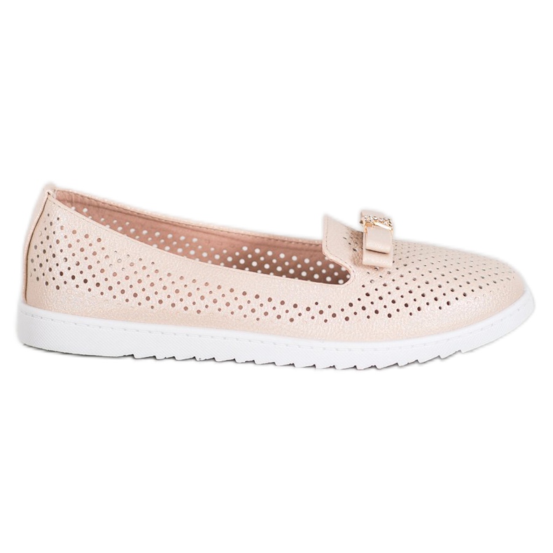 Weide Domnii ajurati cu ornament bej