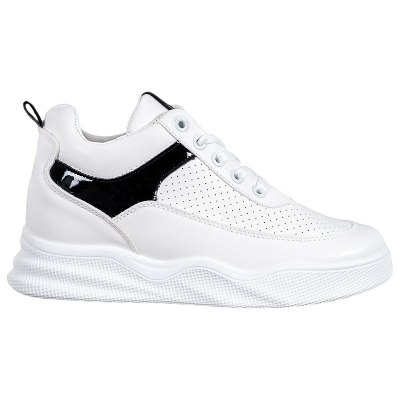 Renda Adidași din piele ecologică alb