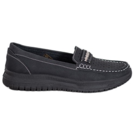 Small Swan Mocasini pe platformă negru Small Swan Mocasini pe platformă negru
