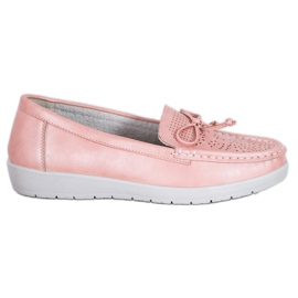 SHELOVET Mocasini confortabili roz SHELOVET Mocasini confortabili roz