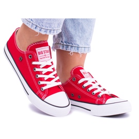 Adidași roșii pentru femei Big Star T274020 roșu Adidași roșii pentru femei Big Star T274020 roșu