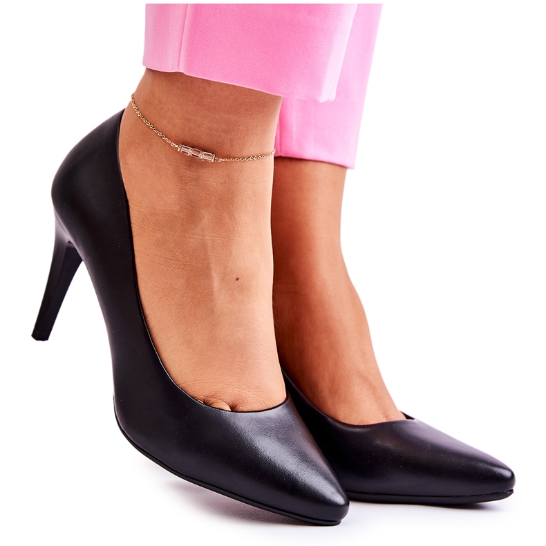 Sergio Leone Matt Pumps Stilettos Black Feliciana negru Sergio Leone Matt Pumps Stilettos Black Feliciana negru