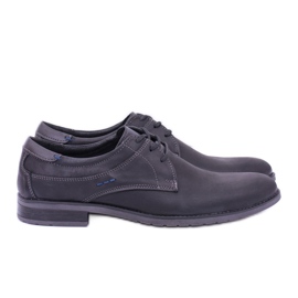 KOMODO Încălțăminte elegantă din piele neagră pentru bărbați negru KOMODO Încălțăminte elegantă din piele neagră pentru bărbați negru