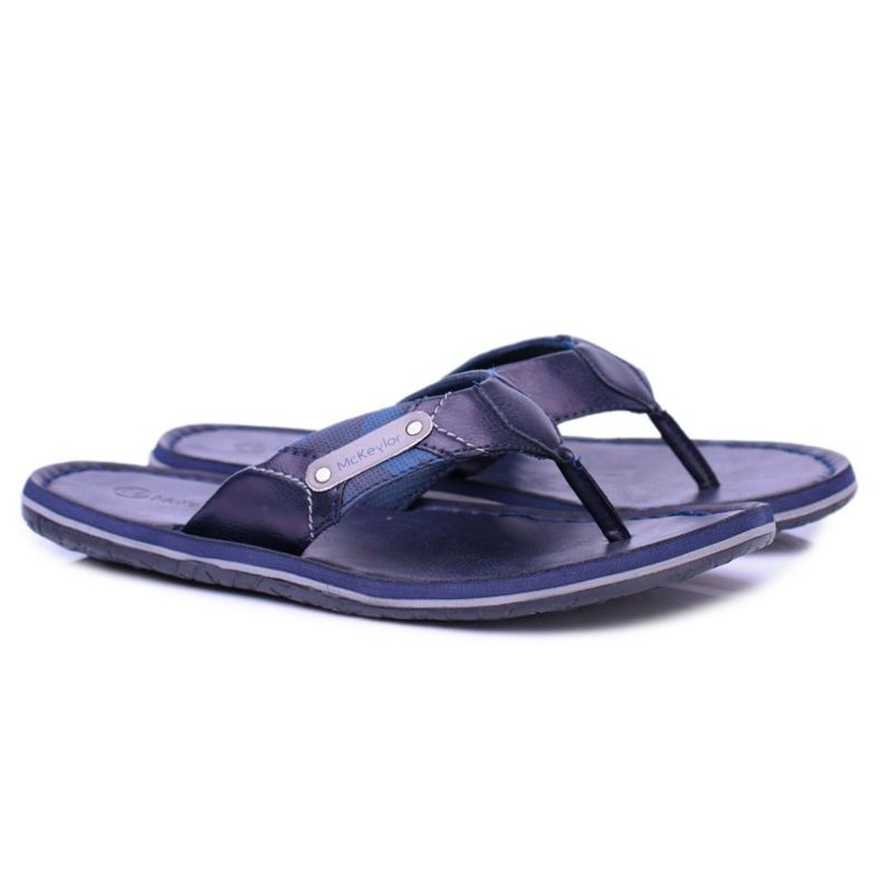 Mckeylor Flip-flops Ayumu de culoare bleumarin albastru marin