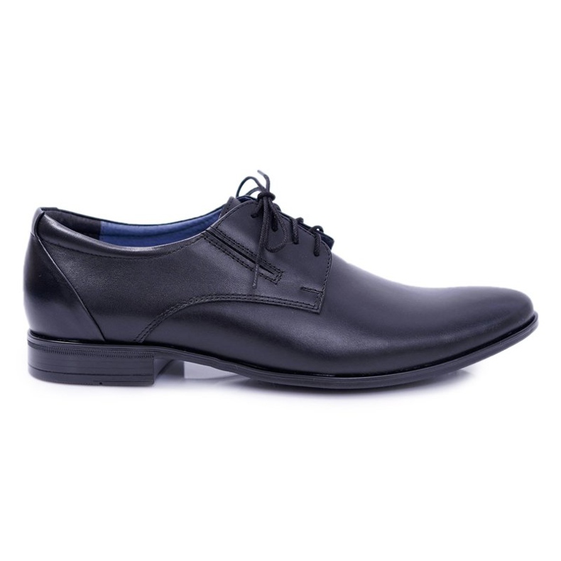 Bednarek Polish Shoes Brogues pentru bărbați Bednarek Pantofi eleganți din piele elegantă Franko negru