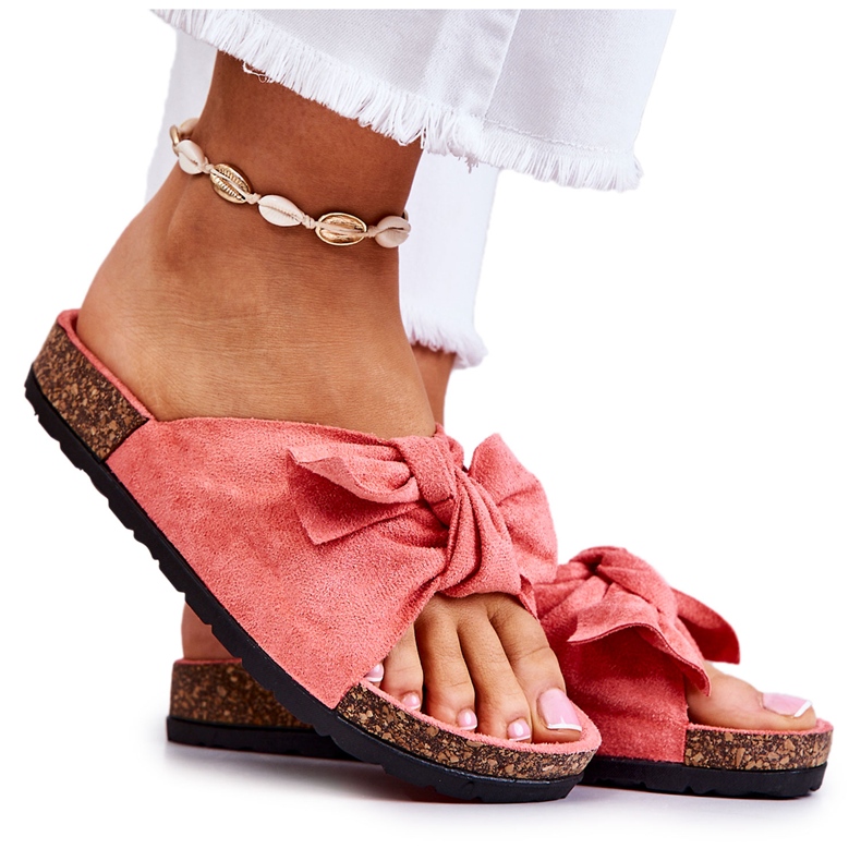 PS1 Papuci pentru femei cu coral Wendy Cork roz