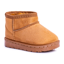 FRROCK Cizme de zăpadă pentru tineri calde Khaki Gooby maro FRROCK Cizme de zăpadă pentru tineri calde Khaki Gooby maro
