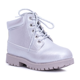 FRROCK Cizme Dexter Trappers cu izolație argintie pentru copii