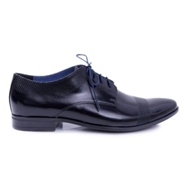 Bednarek Polish Shoes Brogues pentru bărbați Bednarek Elegant Leather Black Maestro negru