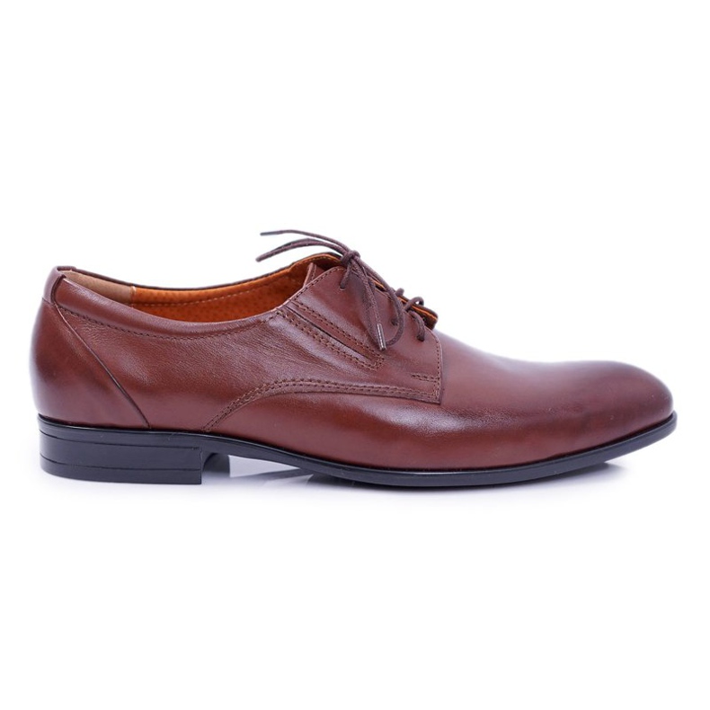 Bednarek Polish Shoes Brogues pentru bărbați Bednarek Elegant din piele maro Radago