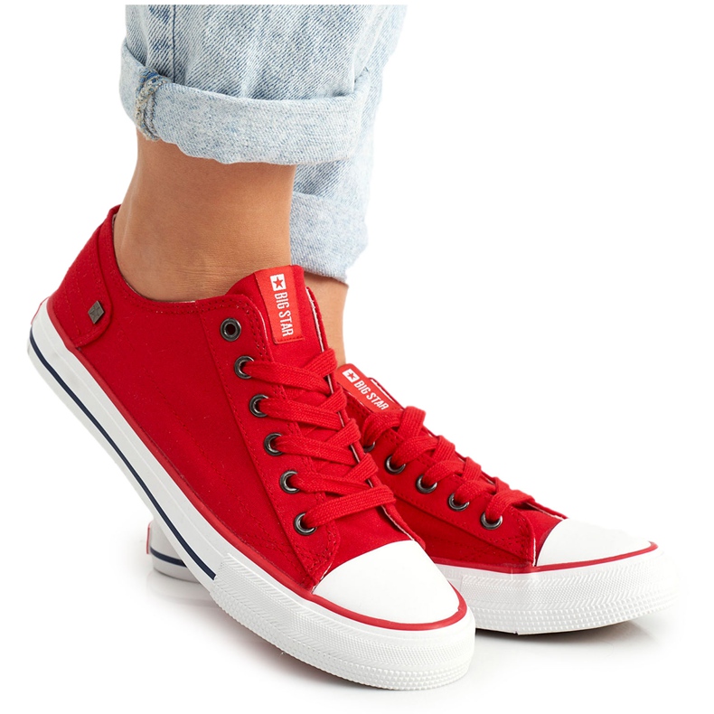 Adidași pentru femei Low Big Star Red DD274339 roșu