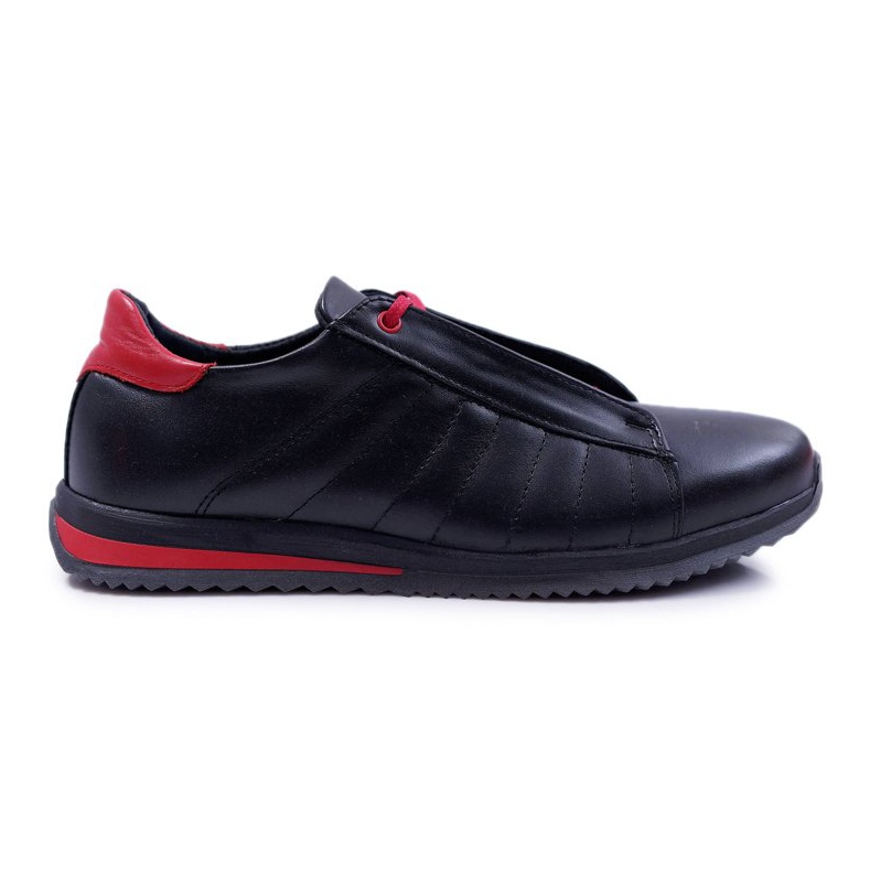 Bednarek Polish Shoes Brogues pentru bărbați Bednarek Sport Leather Black Geos negru