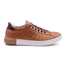 Bednarek Polish Shoes Brogues pentru bărbați Bednarek Piele sportă Talpă plată Maro Geos Bednarek Polish Shoes Brogues pentru bărbați Bednarek Piele sportă Talpă plată Maro Geos