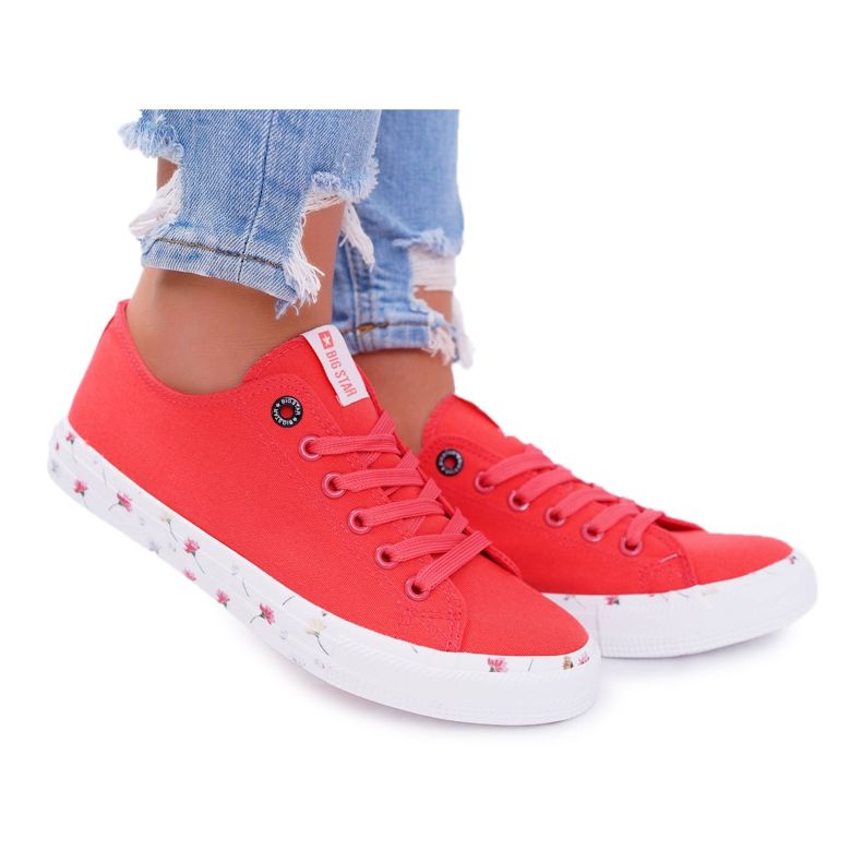 Adidași pentru femei Low Big Star Red DD274709 roșu