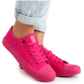 Adidași pentru femei Big Star Fuchsia AA274013 roz