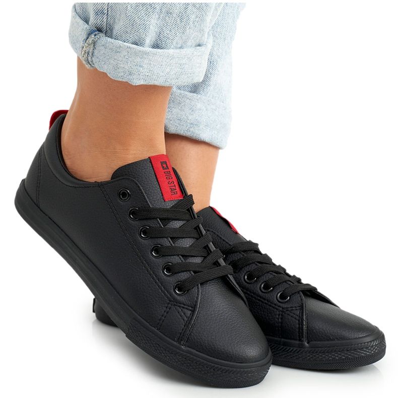 Adidași pentru femei Big Star With A Belt Negru DD274687
