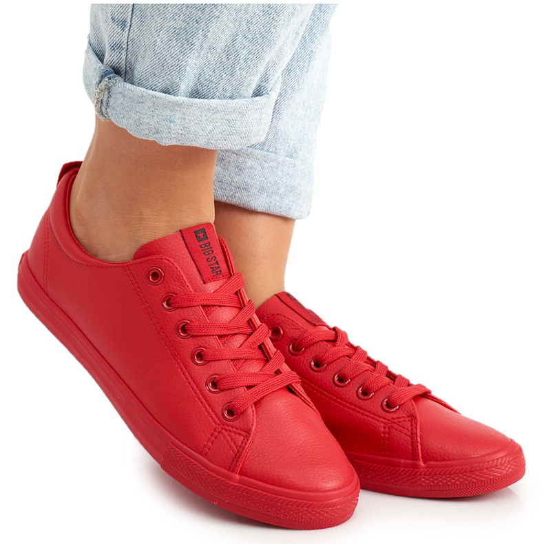 Adidași pentru femei Big Star Red DD274686 roșu