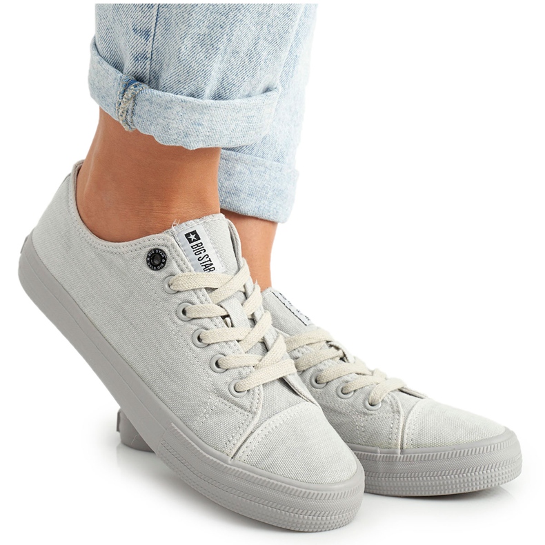 Adidași pentru femei Big Star Grey DD274439 gri