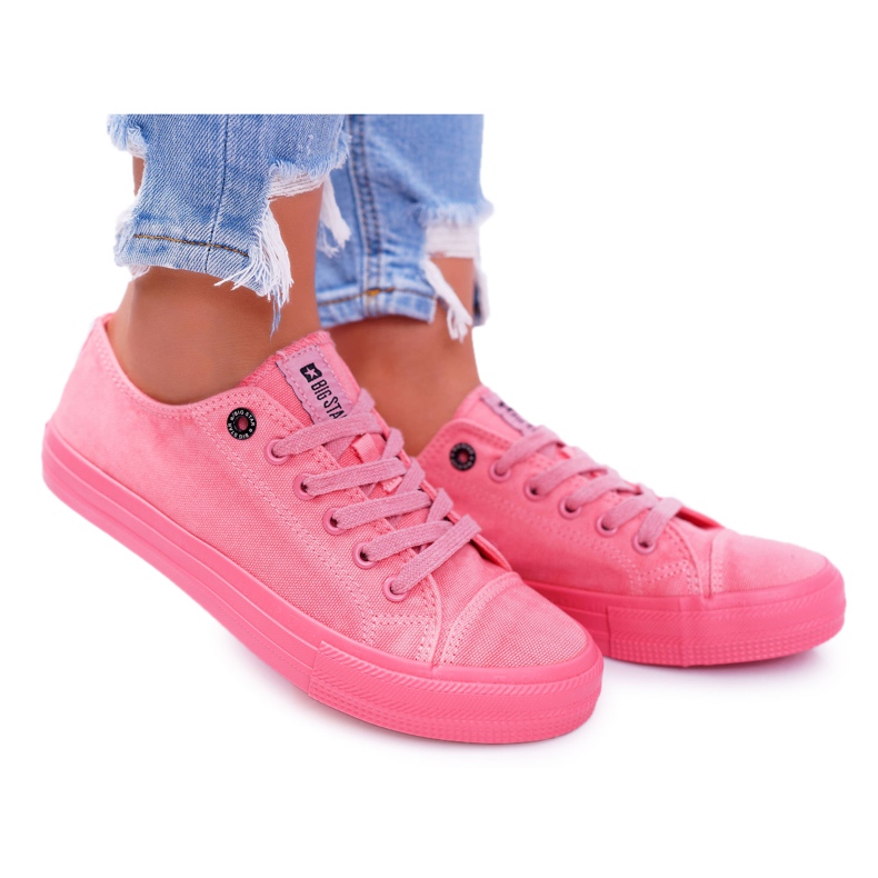 Adidași pentru femei Big Star Pink DD274444 roz