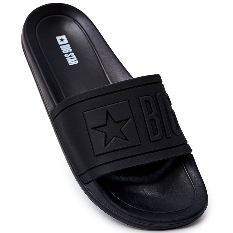 Papuci bărbați Big Star Rubber Black DD174690 negru Papuci bărbați Big Star Rubber Black DD174690 negru
