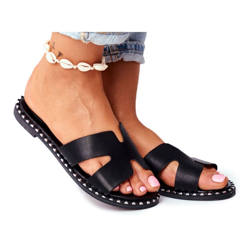 ADY Papuci de damă Jet Black Montiago negru