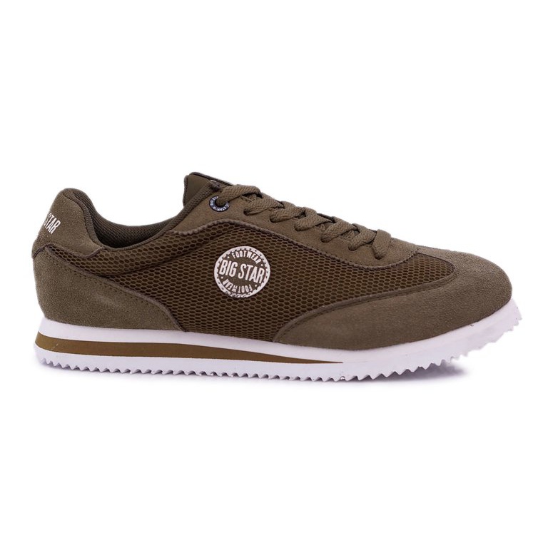 Încălțăminte sport pentru bărbați Big Star Khaki DD174088 verde