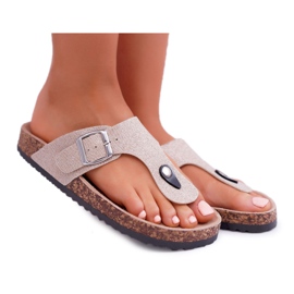EVE Flip-flops de aur Baisan pentru femei multicolor galben EVE Flip-flops de aur Baisan pentru femei multicolor galben