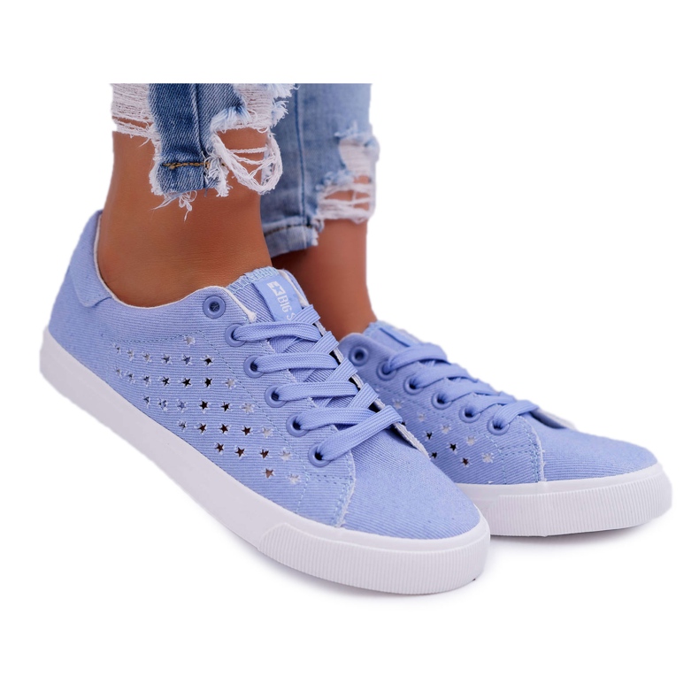 Adidași pentru femei Big Star Blue DD274047 albastru