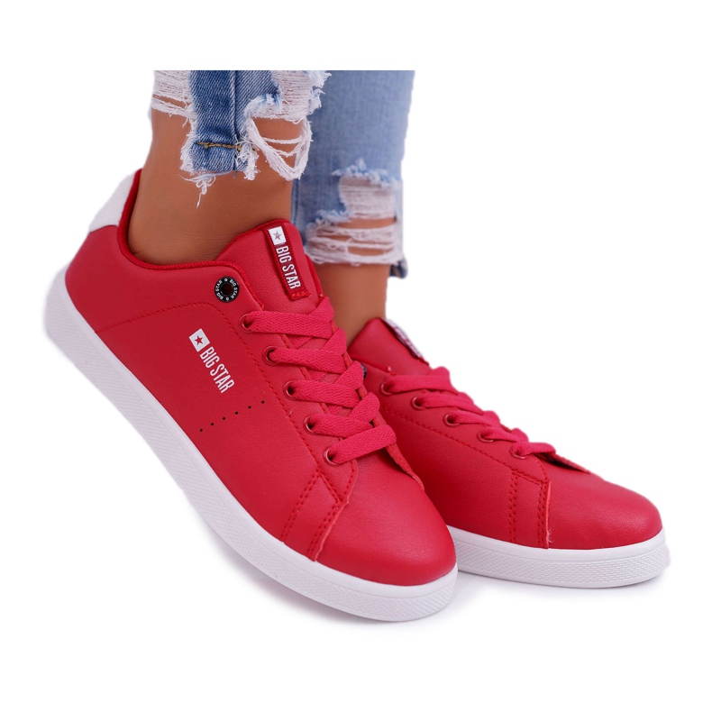 Adidași pentru femei Big Star Red DD274220 roșu