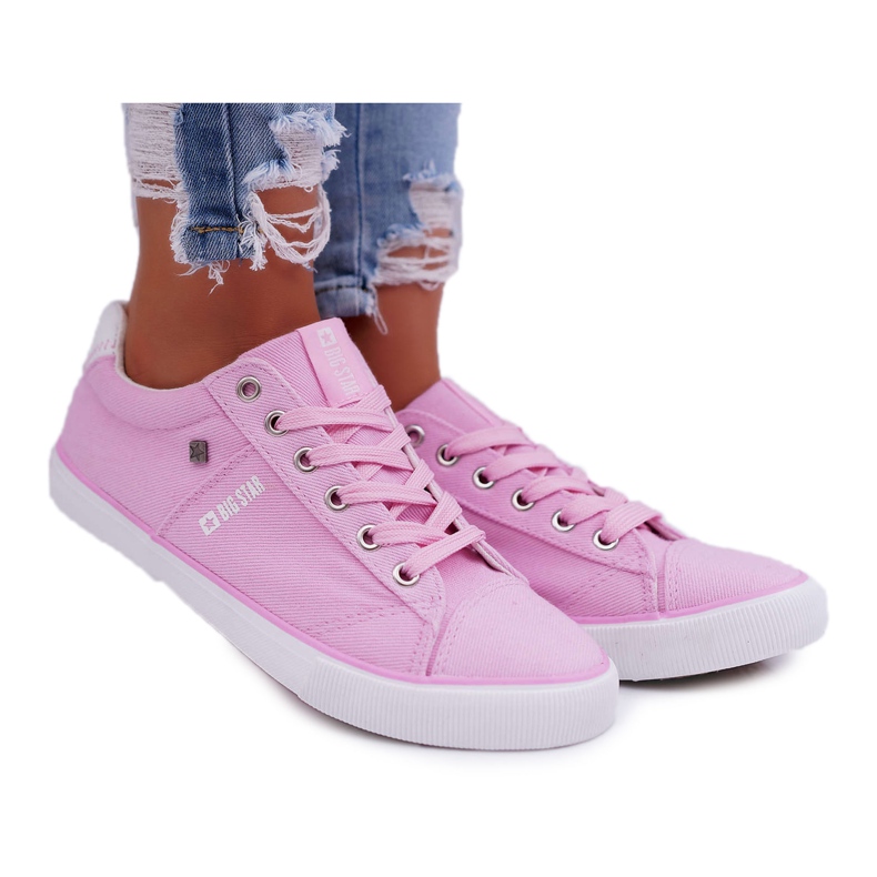 Adidași pentru femei Big Star Pink DD274352 roz