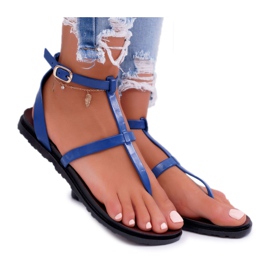 Sandale Lu Boo Roman Lento japonez bleu marine bleumarin Sandale Lu Boo Roman Lento japonez bleu marine bleumarin