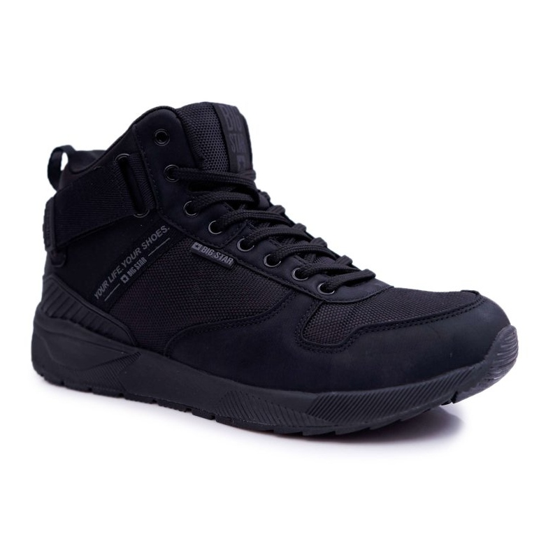 Pantofi sport pentru bărbați Big Star High Outdoor negru EE174461